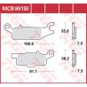Тормозные колодки  LUCAS MCB801SI