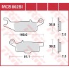 Тормозные колодки  LUCAS MCB802SI
