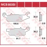Тормозные колодки  LUCAS MCB803SI