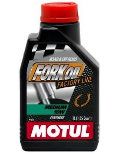 Масло для мото-вилок Motul 10W FORK OIL MEDIUM FACTORY LINE SAE (1L): купити з доставкою - Motoexpress.com.ua