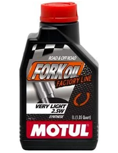 Масло для мото-вилок Motul 2,5W FORK OIL VERY LIGHT FACTORY LINE SAE (1L): купити з доставкою - Motoexpress.com.ua