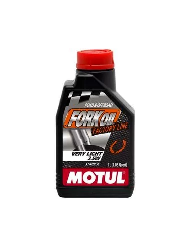 Масло для мото-вилок Motul 2,5W FORK OIL VERY LIGHT FACTORY LINE SAE (1L): купити з доставкою - Motoexpress.com.ua