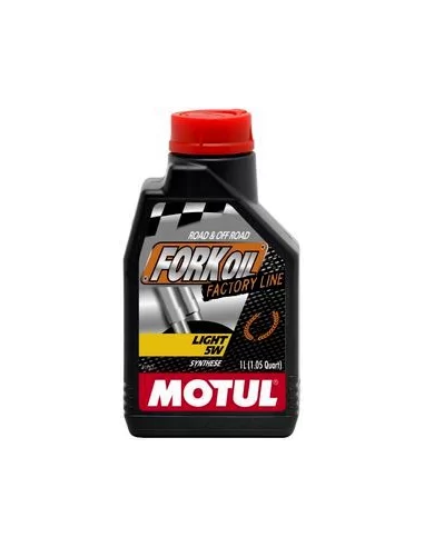 Масло для мото-вилок Motul 5W FORK OIL LIGHT FACTORY LINE SAE (1L): купити з доставкою - Motoexpress.com.ua