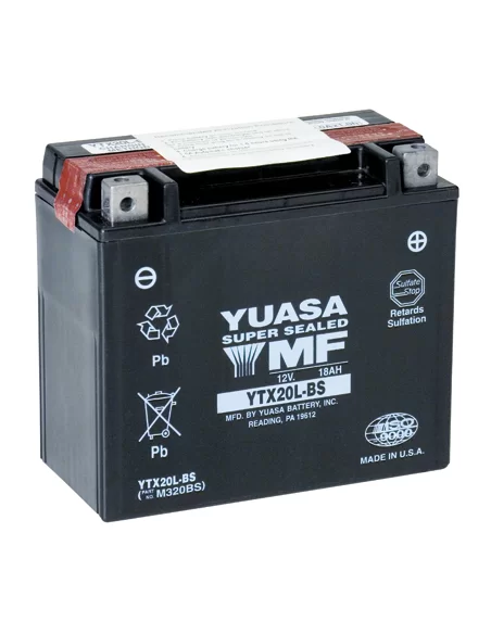 Акумулятор гелевий YUASA YTX20L-BS: купити з доставкою - Motoexpress.com.ua