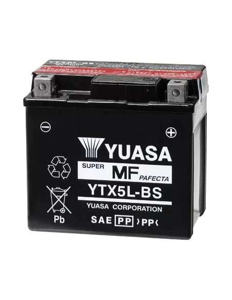 Акумулятор гелевий YUASA YTX5L-BS: купити з доставкою - Motoexpress.com.ua