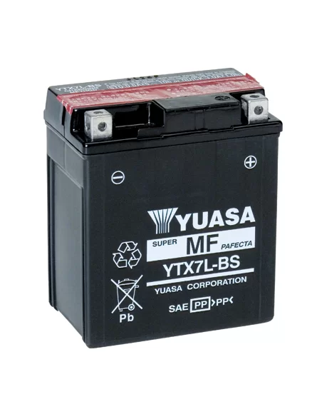 Мото акумулятор YUASA YTX7L-BS
