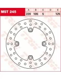 Диски гальмові LUCAS MST245