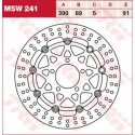 Тормозные диски  LUCAS MSW241
