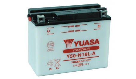 Аккумулятор сухозаряженный YUASA Y50-N18L-A