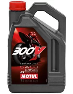 Олія Motul 300V 4T FACTORY LINE ROAD RACING SAE 5W30 (4L): купити з доставкою - Motoexpress.com.ua