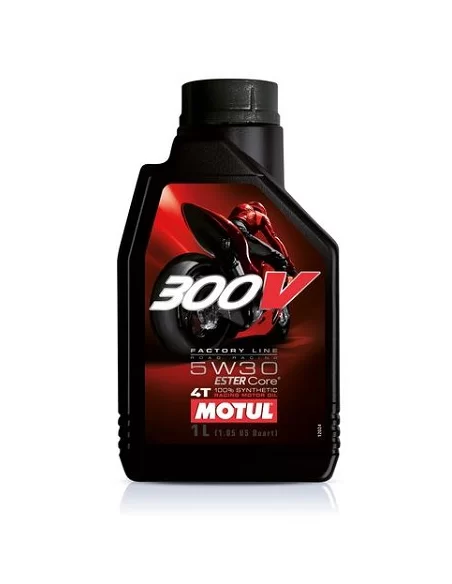 Олія Motul 300V 4T FACTORY LINE ROAD RACING SAE 5W30 1л: купити з доставкою - Motoexpress.com.ua
