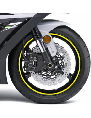 Наклейки на обід колеса мотоцикла PG 5025/YELLOW