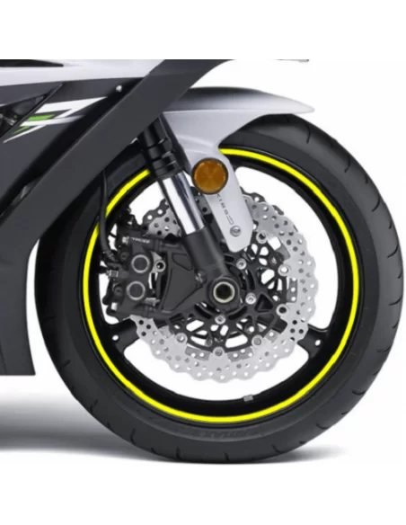 Наклейки на обод колеса мотоцикла PG 5025 / YELLOW