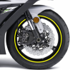 Наклейки на обод колеса мотоцикла PG 5025 / YELLOW