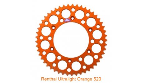 Звезда задняя Renthal Ultralight Orange 520