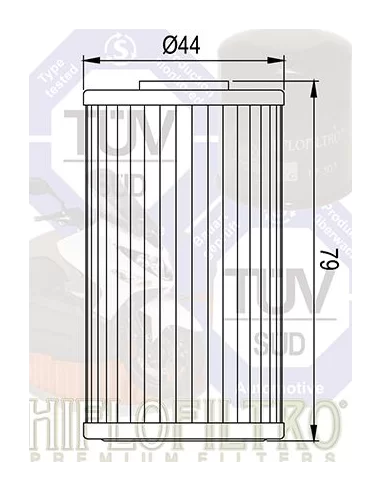 Фільтр масляний Hiflo HF562