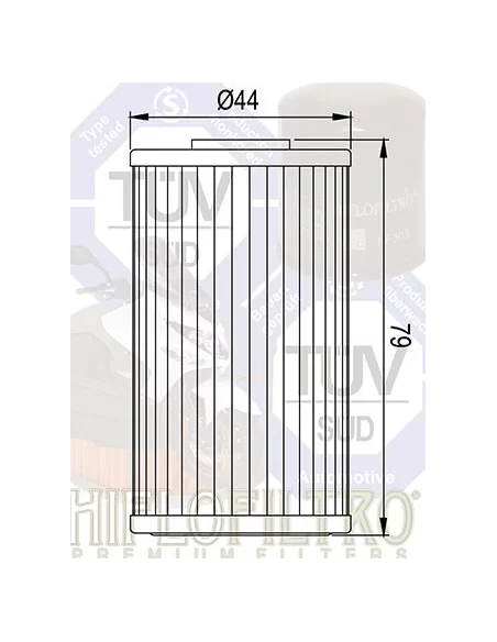 Фільтр масляний Hiflo HF562