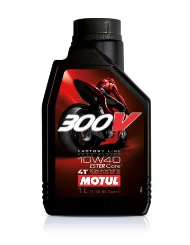 Олія Motul 300V 4T FACTORY LINE SAE 10W40 (1L): купити з доставкою - Motoexpress.com.ua