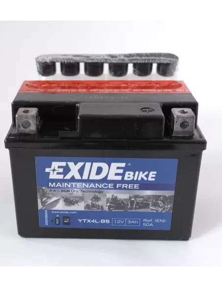 Акумулятор гелевий EXIDE YTX4L-BS Акумулятор гелевий EXIDE YTX4L-BS