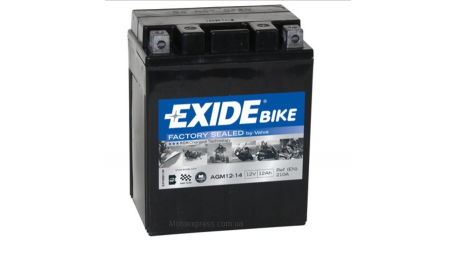 Мото аккумулятор EXIDE SLA12-14 -(AGM12-14)
