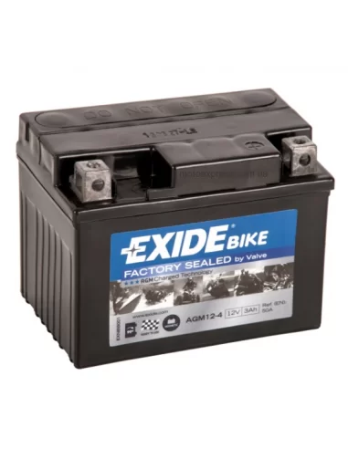 Мото акумулятор EXIDE SLA12-4-(AGM12-4)