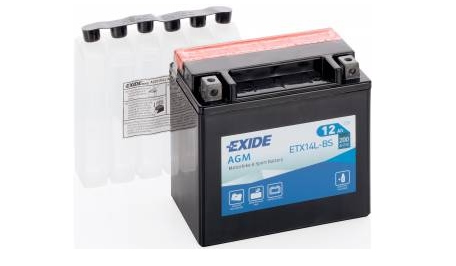 Мото аккумулятор EXIDE YTX14L-BS-(ETX14L-BS)