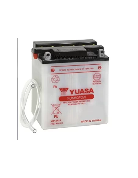 Мото акумулятор YUASA YB12A-A