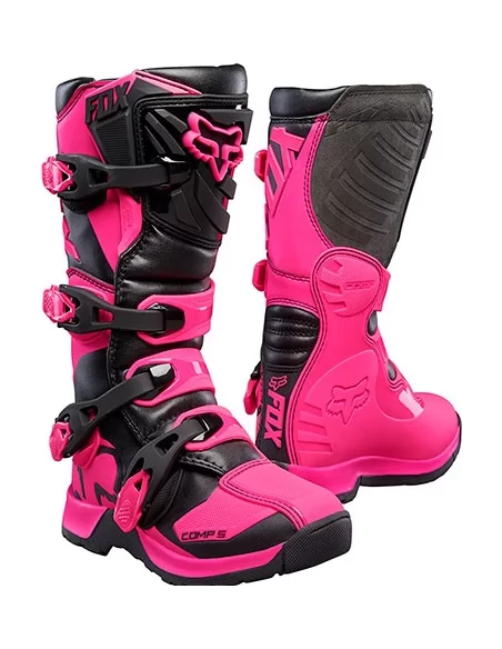 Детские мотоботы FOX Comp 5 Youth Boys MX pink