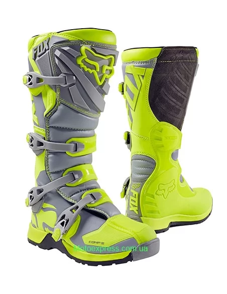 Детские мотоботы FOX Comp 5 Youth Boys MX yellow