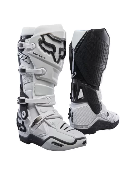 Мотоботы FOX Instinct white