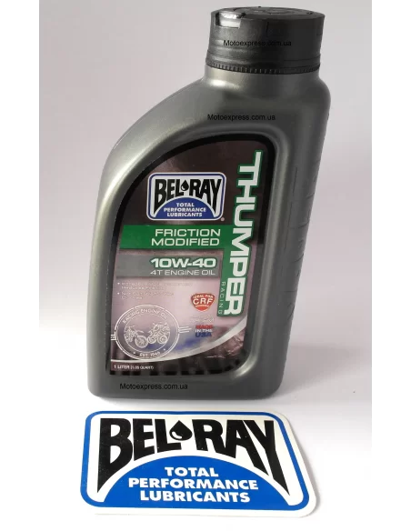 Олія Bel Ray Fric Mod THUMPER RACING 4T 10W-40 1L Олія Bel Ray Fric Mod THUMPER RACING 4T 10W-40 1L