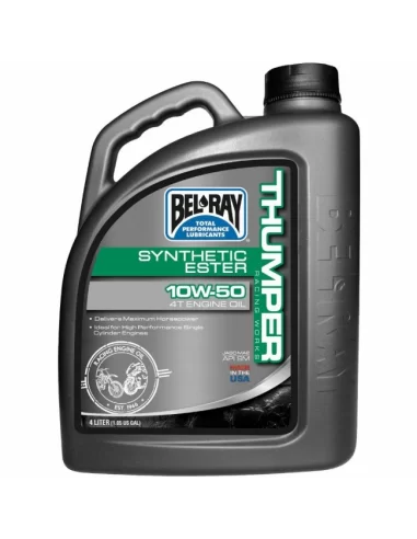 Олія Bel Ray WORKS THUMPER RACING SYNTHETIC ESTER 4T 10W-50 4L