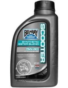 Олія для скутера 4т Bel-Ray SCOOTER SYNTHETIC ESTER BLEND 4T 5W-40 1l