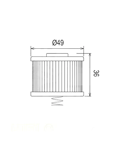 Фільтр масляний Hiflo HF540