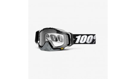Мотоочки 100% RACECRAFT Goggle Abyss Black - Clear Lens 
