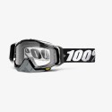 Мотоочки 100% RACECRAFT Goggle Abyss Black - Clear Lens 