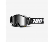 Мотоочки 100% RACECRAFT Goggle Abyss Black - Mirror Silver Lens 