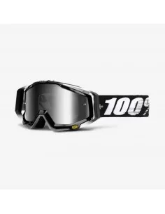 Мотоокуляри 100% RACECRAFT Goggle Abyss Black - Mirror Silver Lens 