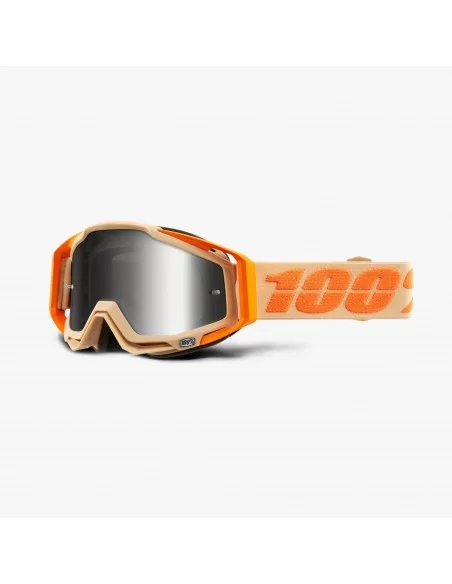 Мото окуляри 100% RACECRAFT Goggle Sahara - Mirror Silver Lens 