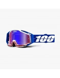 Мото окуляри 100% RACECRAFT Goggle Anthem - Mirror Red-Blue Lens 