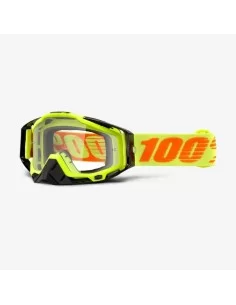 Мото окуляри 100% RACECRAFT Goggle Attack Yellow - Clear Lens 