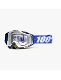 Мото очки 100% RACECRAFT Goggle Cobalt Blue - Clear Lens 