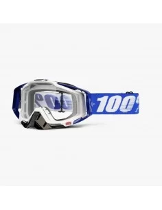 Мото окуляри 100% RACECRAFT Goggle Cobalt Blue - Clear Lens 