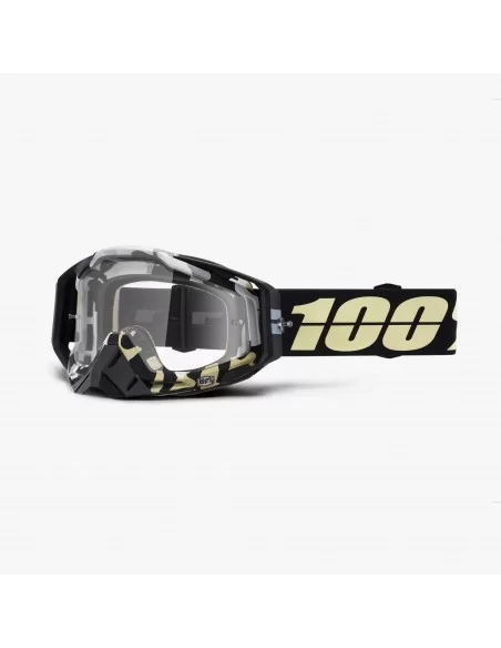 Мото окуляри 100% RACECRAFT Goggle Ergoflash - Clear Lens 
