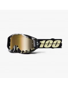 Мото окуляри 100% RACECRAFT Goggle Ergoflash - Mirror True Gold Lens 