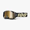 Мото очки 100% RACECRAFT Goggle Ergoflash - Mirror True Gold Lens   