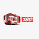 Мото очки 100% RACECRAFT Goggle Fire Red - Clear Lens    