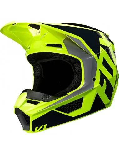 Мотошолом FOX V1 PRIX HELMET (BLACK YELLOW)