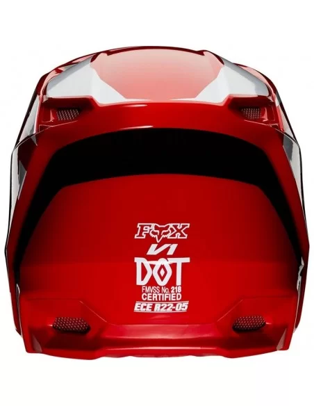 Мотошлем FOX V1 PRIX HELMET (FLAME RED)