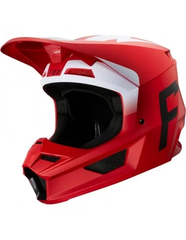 Мотошлем FOX V1 WERD HELMET (Flame Red)